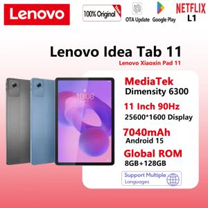 글로벌롬 레노버 아이디어탭 11 128GB 샤오신 패드 11 MTK 디멘시티 6300 11인치 2.5K 90Hz 화면 WIFI 7040mAh L1 안드로이드 태블릿