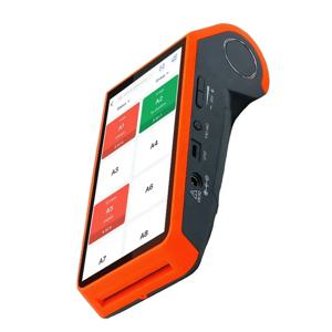 올인원 EPOS 안드로이드 핸드헬드 POS 단말기 1D 2D 바코드 POS 기기 (은행 카드 및 QR 결제용, QR 스캐너 포함)