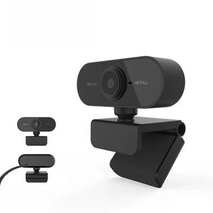 마이크가 있는 웹캠, 화상 통화, 줌, 팀즈, 스트리밍을 위한 USB 컴퓨터 카메라, PC, Mac용 플러그 앤 플레이