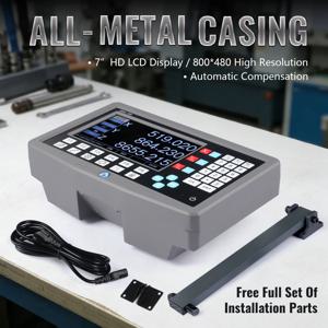 3VA Pro LCD DRO 판독기 7인치 대형 화면 다기능 CNC 디스플레이 기준점 검색 보링 밀링 선반 그라인더 공구