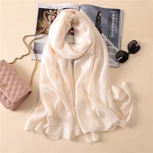 2023 럭셔리 브랜드 여성 패션 스카프 일반 솔리드 실크 리넨 Shawls 스카프 여름 레이디 Bandanas Pashmina Foulard Hijab 180*90Cm
