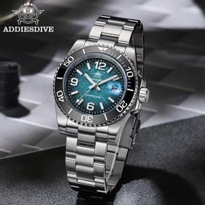 ADDIESDIVE 2025 새로운 남성용 시계 다이빙 41mm 쿼츠 손목 시계 200m 방수 세라믹 베젤 슈퍼 빛나는 수영 시계