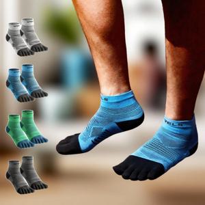 남성용 다섯 손가락 양말 로우컷 러닝 물집 방지 빠른 건조 쿨맥스 스포츠 사이클링 얇은 양말