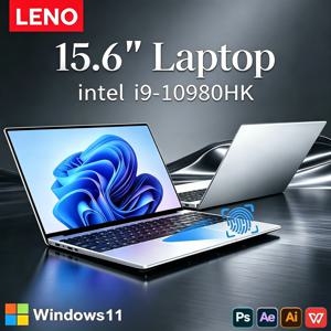 LENO 2026NEW15.6인치 노트북 컴퓨터 인텔 코어 i9 10980HK 16GB DDR4 1TB SSD 윈도우 11 프로 게이밍 노트북 PC 휴대용 노트북