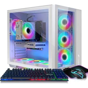 게이밍 PC 데스크탑, 코어 i7-10700KF 최대 5.1Ghz, GeForce RTX 3060 12G 그래픽, 16GB DDR4 RAM, 1TB SSD, 600M WiFi