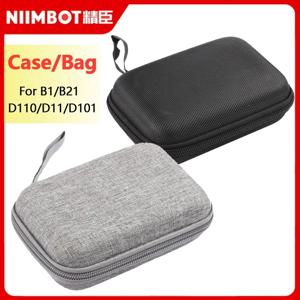 Niimbot D11 D101 D110 B1 B21 휴대용 프린터 포켓 라벨 열전 사 프린터 용 Niimbot 프린터 케이스 가방 보호 쉘 사용