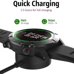 2025 Garmin Fenix ​​5 5S 5X 6 6S 6X 6Pro 7 7X Plus 8/Venu 2 2S Sq/Vivoactive 3 4 충전기 독 스탠드 스테이션용 충전기 케이블