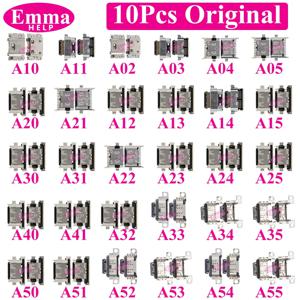 10Pcs USB 충전기 충전 포트 독 커넥터 Origianl 삼성 A52 A72 A53 A35 A55 A33 A32 A23 A13 A34 A25 A52s A04 A05 A15