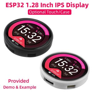 Arduino WiFi 및 Bluetooth 개발 보드 용 ESP32 C3 LVGL 1.28 인치 240*240 IPS LCD TFT 스마트 디스플레이 모듈 옵션 케이스