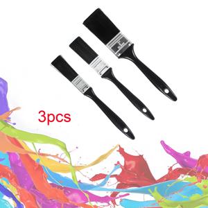 3pcs 두꺼운 페인트 브러시 균일하게 적용 청소 도구 플라스틱 손잡이 브러시 플라스틱 단단한 벽 브러시 도구 벽화