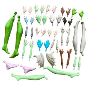 몬스터 인형 교체 부품 세트 DIY 인형 드레싱 액세서리에는 손, 발, 팔꿈치 등이 포함되어 있어 개성 있는 인형 제작이 가능합니다.