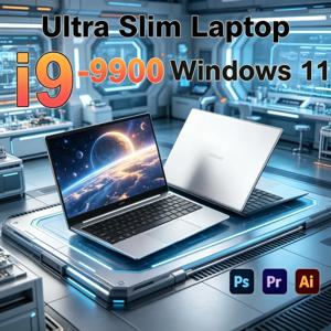 2026년형 레스플렌트 14.1인치 HD 게이밍 PC 인텔 코어 i9-9900 레어리파이드 울트라 슬림 32GB 2TB 윈도우 11 프로 홈 스터디 노트북