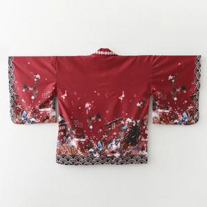 여름 느슨한 일본 사무라이 기모노 streetwear 카디건 코스프레 하오리 하라주쿠 여성 남성 유카타 전통 의상