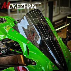 가와사키 닌자 ZX-4RR ZX4RR ZX-4R ZX4R ZX25R ZX-25RR ZX25RR 2023-2025 윈드 스크린 용 새로운 디자인 더블 버블 Viser 앞 유리