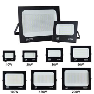 200W LED 홍수 빛 스포트라이트 프로젝터 야외 조명 6500k 방수 IP66 벽 차고 체육관 거리 220V