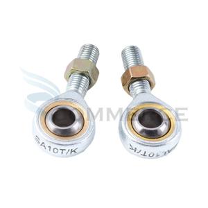 1 쌍 8mm/10mm 스티어링 타이로드 엔드 볼 조인트 남성 SA T/K POSA 오른쪽 및 왼손 볼 조인트 메트릭 스레드로드 엔드 베어링