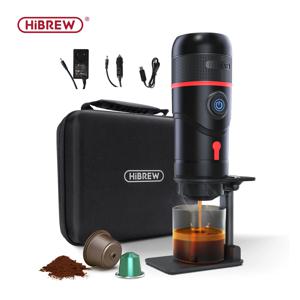 자동차 및 가정용 HiBREW 휴대용 커피 머신, DC12V Expresso 커피 메이커 Fit Nexpresso Dolce Pod 캡슐 커피 파우더 H4