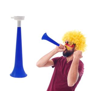 1x 치어 리더 플라스틱 경적 축구 게임 팬 치어 리더 소품 Vuvuzela 축구 스포츠 토너먼트 어린이 키즈 트럼펫 무작위 색상