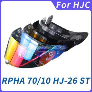 HJ-26 오토바이 헬멧 Revo 바이저 렌즈, HJC RPHA 11 및 RPHA 70 용, Casco Moto 앞유리, 자외선 차단 방진 헬멧 실드
