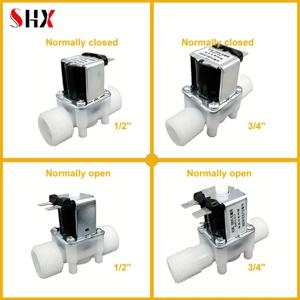 12V 24V 110V 220V 정상 폐쇄 솔레노이드 밸브 0.02-0.8mpa 압력 1/2