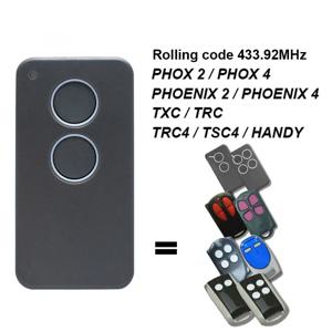 PHOENIX PHOX 2 4 PHOENIX2 PHOENIX4 PHOX2 PHOX4 TSC2 TSC4 TRC2 TRC4 TXC2 TXC4 핸디 차고 문 원격 제어 433.92MHz