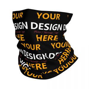여기서 디자인을 맞춤 설정하세요. Bandana Neck Gaiter 페이스 스카프 커버 맞춤형 맞춤형 로고 인쇄 헤드 밴드 튜브 발라크라바