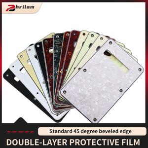 Pickguard Tremolo 캐비티 커버 백 플레이트 Stratocaster Strat 용 3Ply 일렉트릭 기타 백 커버 Modern Style 일렉트릭 기타 Bl