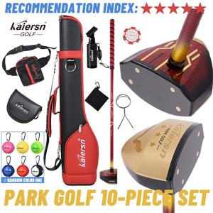 Kaiersn Park Golf 10피스 컴플리트 세트 – 프리미엄 골프 가방 클럽, 공, 허리 팩, 수건 및 액세서리 남성과 여성에게 적합