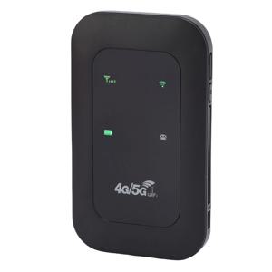 4G 5G WiFi 핫스팟, 최대 10개 장치 연결 지원, 여행용 LTE 모바일 라우터, 300Mbps 고속, SIM 카드 슬롯, 컬러 LED 디스플레이 탑재