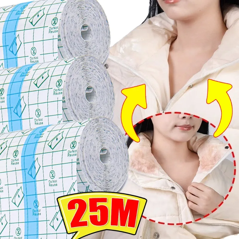 방오 스티커 다운 재킷 칼라 방오 스티커 투명 방오 아티팩트 셔츠 안감 칼라 수리 액세서리