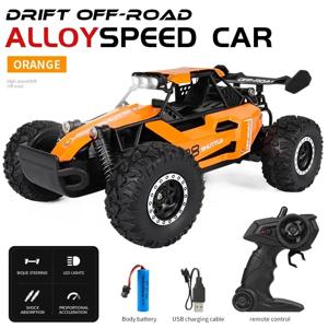신형 RC 자동차 1:16 2WD LED 라이트 2.4G 20KM/H 고속 오프로드 클라이밍 원격 조종 자동차 장난감 소년 소녀 어린이 선물