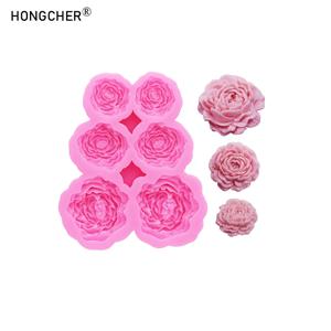 모란과 장미 실리콘 몰드는 휴대폰 케이스 장식, 레진 쥬얼리, DIY 수제 초콜릿, 퐁당 케이크 및 베이킹에 이상적입니다.
