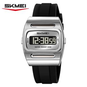 SKMEI 2563 럭셔리 패션 태양광 다기능 디지털 스포츠 시계 LED 방수 전자 시계 선물 남성용 시계