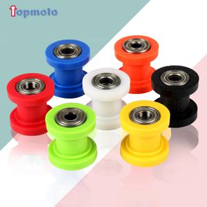 오토바이 8/10mm 드라이브 체인 롤러 풀리 휠 슬라이더 텐셔너 휠 가이드 Enduro Motocross Pit Dirt Bike ATV CRF CR XR