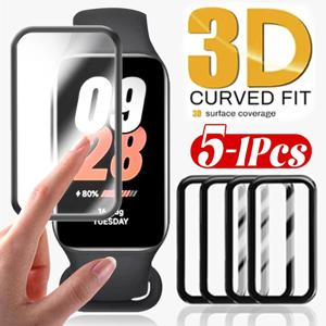 Xiaomi Band 8 9 Mi Band 8 9 용 액티브 3D 곡선 가장자리 보호 필름 액티브 스크린 프로텍터 커버 Smartwatch 액세서리