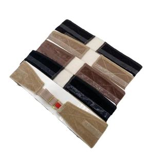 5pcs 벨벳 여성 가발 그립 머리띠 여성 실리콘 필름 머리띠 벨벳 가발을 잡아 헤어 액세서리 가발 탄성 밴드