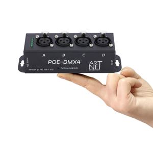 POE 4-Universe ARTNET/sACN DMX512 양방향 네트워크 미니 박스 게이트웨이 컨트롤러, MA2 Tiger Tou와 호환