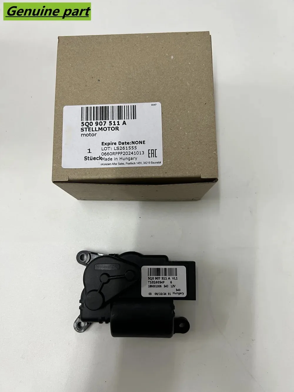 새로운 정품 5Q0907511A / 5Q0907511K / 5WA907511C HVAC A/C 히터 도어 플랩 액츄에이터 모터 유닛 OEM For VW Audi Skoda Seat