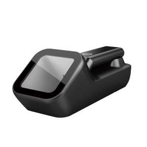 3-in-1 블랙 핸드헬드 1D 바코드 스캐너, 100회/초 스캔 속도, 1100mAh 배터리, 16MB 저장 용량, 2.4G BT USB 연결 충전식 스캐닝