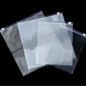 PVC 표준 여행자 노트 다이어리 PVC 지퍼 내부 페이지 가방 명함 영수증 보관 가방