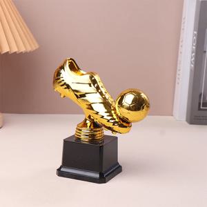 유럽 골든슈 축구상 트로피 베스트 슈터 슈즈 부츠 팬 기념품 컵 선물 공예품 핫세일