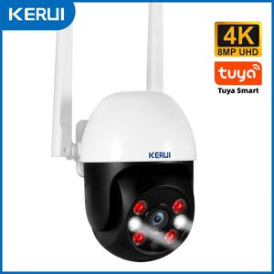 KERUI 와이파이 IP 무선 카메라, 투야 스마트 야외 홈 보안 듀얼 렌즈, 10MP 5K 카메라, CCTV 비디오 감시, 5MP, 8MP, 4K PTZ