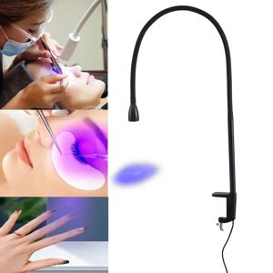 USB UV 콜로이드 경화 램프 풋 스위치 매니큐어 네일 건조기 경화 램프 속눈썹 및 눈썹 접목 접착제 경화 램프