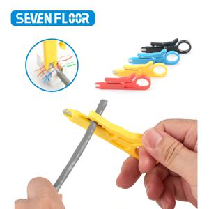 1pcs 와이어 스트리핑 커터 크림핑 도구 케이블 스트리퍼 크림퍼 플라이어 미니 휴대용 전기 스트레이트 도구