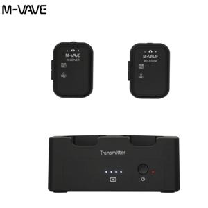 M-VAVE WP-12 2.4G 무선 이어폰 모니터 오디오 시스템 전송 스테레오 모노 레코더 충전식 송신기 수신기