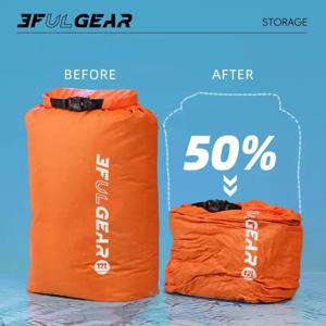 3F UL GEAR 초경량 방수 가방 파우치 수영 드라이 백 팩 15D 실리콘 여행 해변 보트 낚시 표류 래프팅 가방