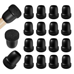 16PCS 의자 다리 보호대 실리콘 두꺼운 랩 펠트 가구 다리 패드 바닥을 긁힘과 소음으로부터 보호하기위한