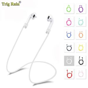 Airpods 용 이어폰 스트랩 Bluetooth 이어폰 용 분실 방지 스트랩 문자열 로프 실리콘 케이블 코드