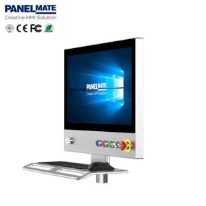 21.5인치 산업용 패널 PC 전면 방수 IP65 장착형 정전식 터치스크린 올인원 알루미늄 산업용 재고