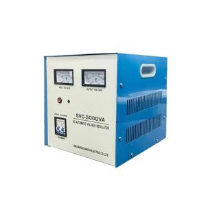 고품질 220볼트 가정용 전기 SVR-2000va 3000va 5000va 자동 전압 조정기, SVC용 전체 주택 AC 안정기